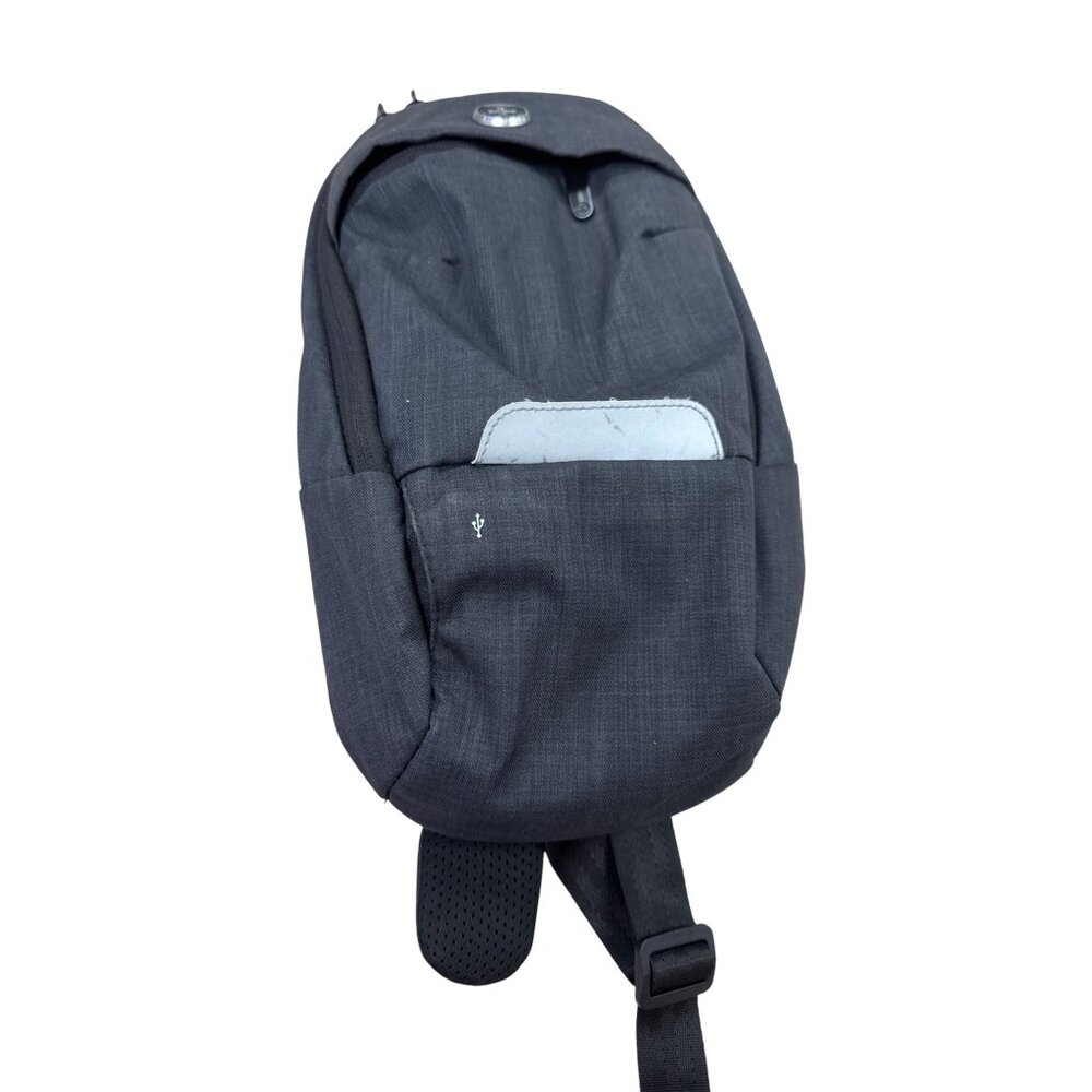 Swissdigital Design Gray Sling Backpack With USB Port SKU 7336